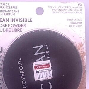 COVERGIRL Clean Invisible Loose Powder Vegan Formula Translucent Medium Warm